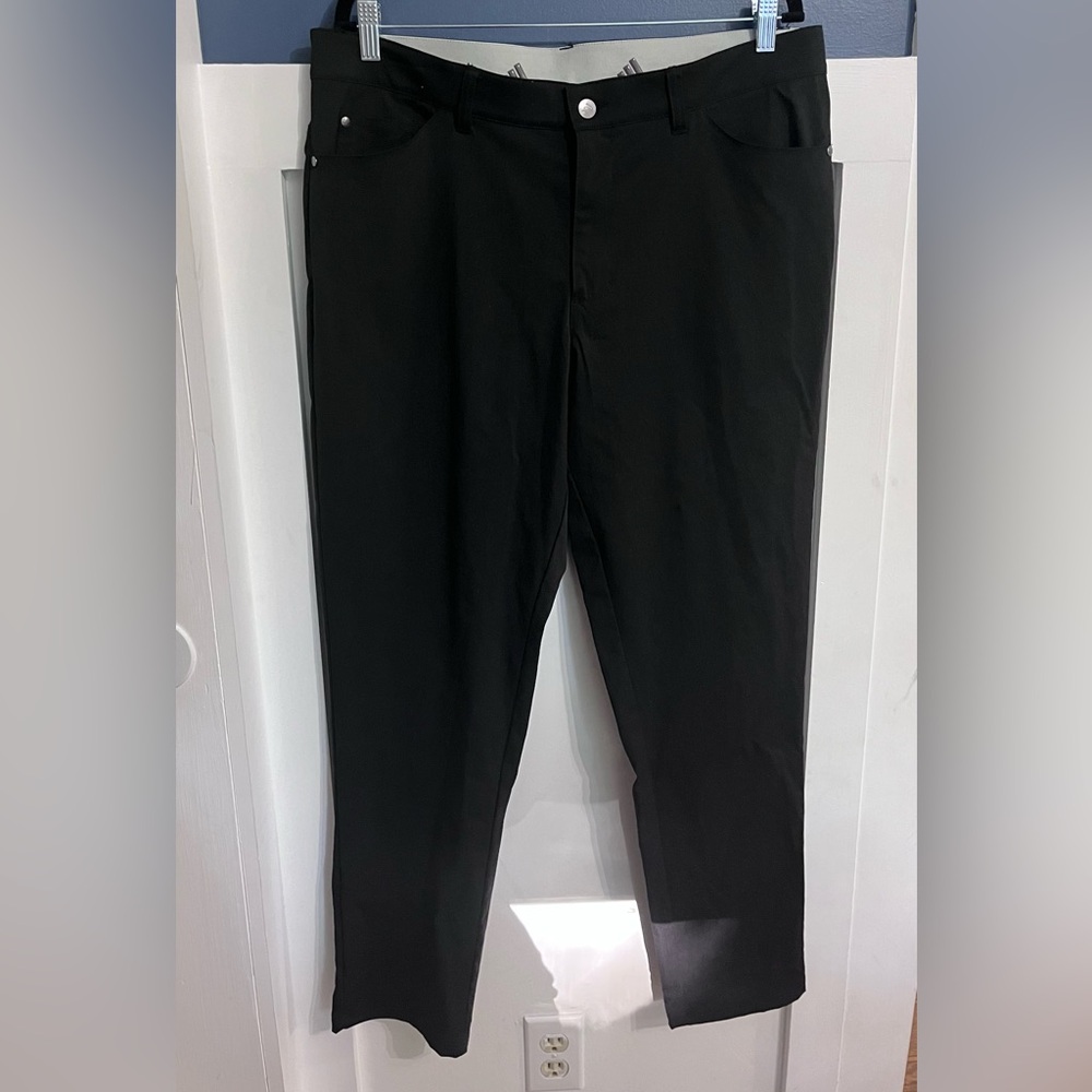 adidas Black Men's 5-Pocket Golf Pants